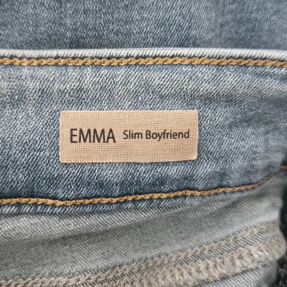 Mavi Jeans Co Emma Slim Boyfriend Light‎ Wash Denim Jeans Women's Size 28 32 - Picture 4 of 11